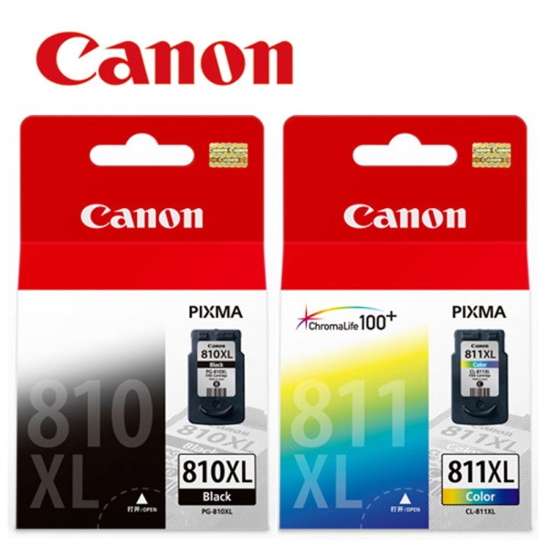 CANON PG-810XL+CL-811XL 原廠墨水匣組合(1黑1彩)