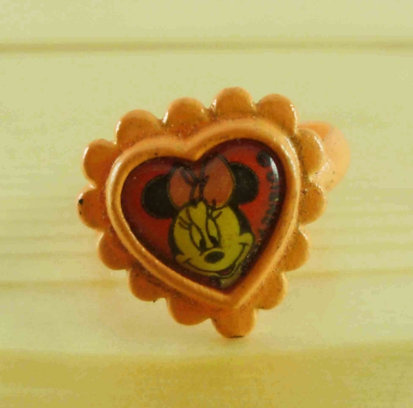 【震撼精品百貨】Micky Mouse 米奇/米妮 ~戒指-橘米妮