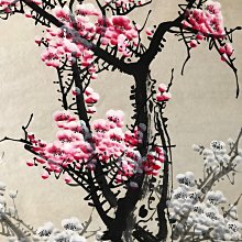Z214【王雪濤】雞，四尺豎幅純手繪作品尺寸約：138*68厘米未裝裱，帶