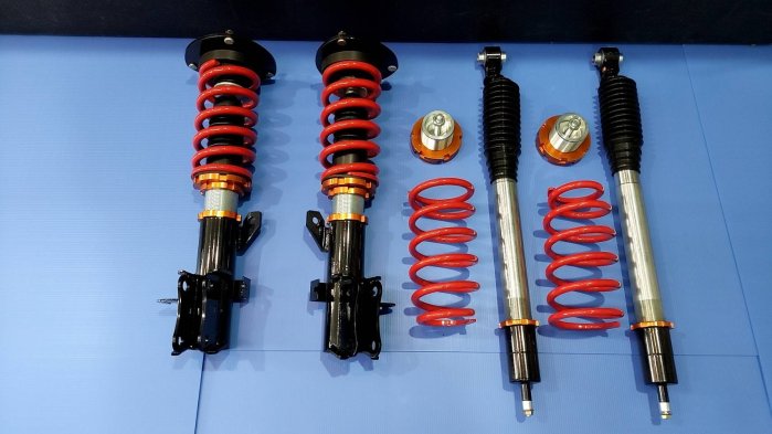 ☆光速改裝精品☆ FORD 福特 FOCUS MK4 高低可調避震器 (所有日系/歐系車款)歡迎詢問