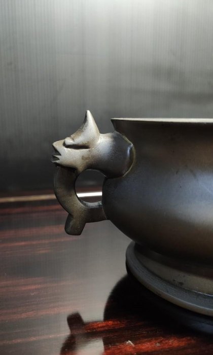 中国古玩　古銅　牛香炉　920g 幅約20㎝　東さ7-0624① 中国古玩 古銅 牛香炉 920g 幅約20㎝ 東さ7-0624① 中国古玩
