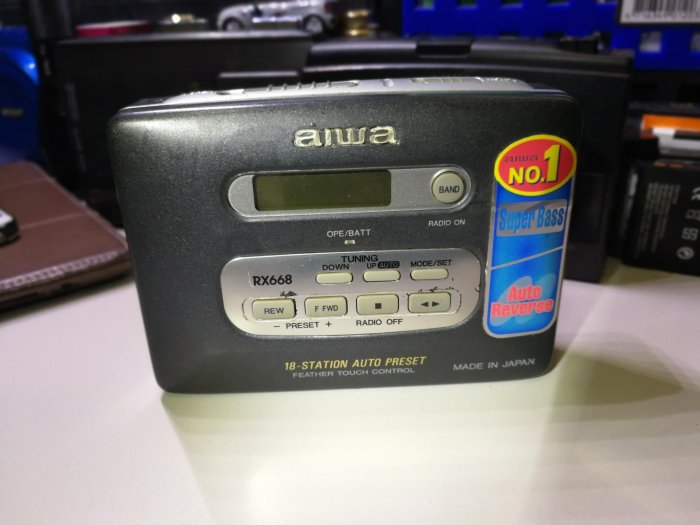 拾荒者 古早 日製 愛華 HS-RX668 卡帶 收音機 隨身聽
