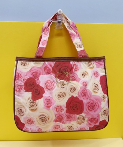 【震撼精品百貨】Hello Kitty 凱蒂貓~Sanrio HELLO KITTY手提袋/收納袋-玫瑰#27560