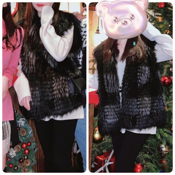 Dior 皮草背心外套