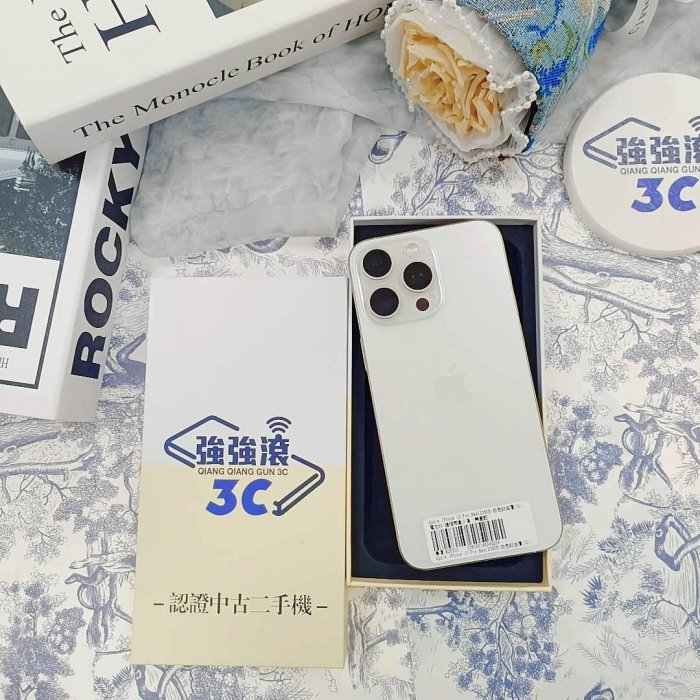 歸仁-二手 IPhone15 pro max 256G 白色#49254（店保365天）