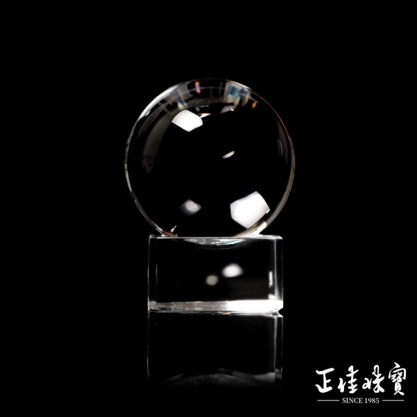 正佳珠寶】白水晶蒐藏級全淨體37.7mm 白水晶球白水晶擺件| 其他珠寶