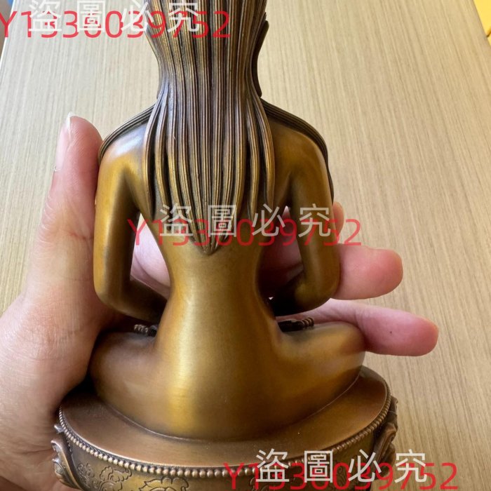 紫銅佛像居家普賢王如來5寸15cm密宗藏傳佛像居家擺件供奉古玩收藏老
