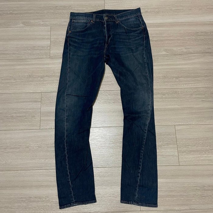 LEJ Levi's levis 502 72775-0005 W30 L34 深藍刷色上寬下窄牛仔褲 512