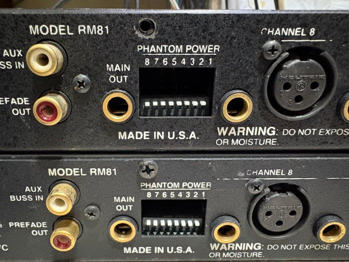 一元起標！零件機..rolls rm-81 8ch mic混音器2台...1379 | Yahoo拍賣