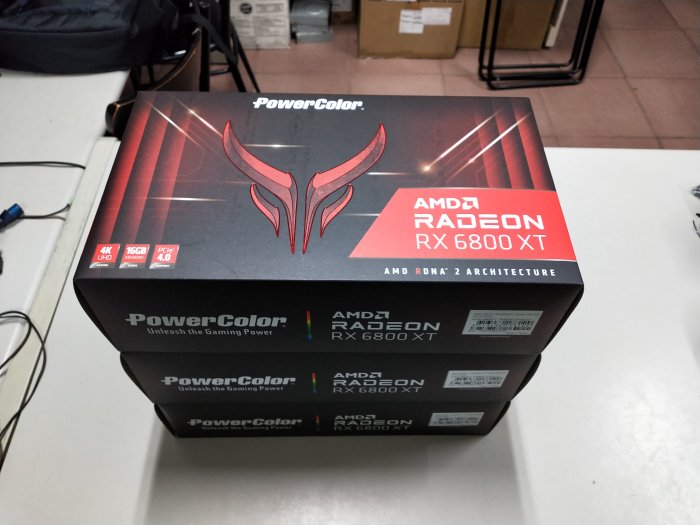 撼訊RX 6800 XT Red Devil OC RGB 16G GDDR6 256bit 9成新