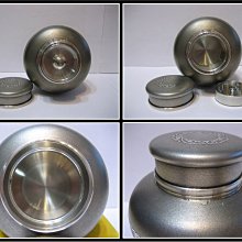 勇福堂》】日本茶道具－薩摩錫器大辻朝日堂造【純錫圖騰雲紋中型茶葉罐