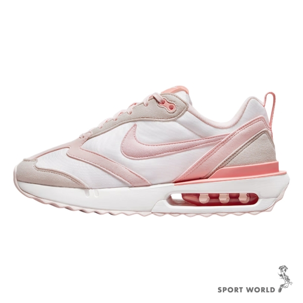 Nike 休閒鞋 女鞋 Air Max Dawn 粉白【運動世界】DR7875-100