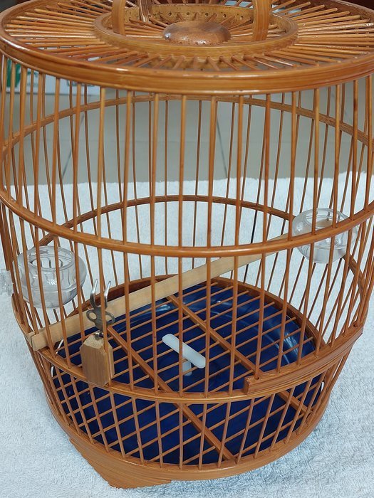 鳥籠~~竹製~~鼓型.酒桶型~~總高約45cm | Yahoo拍賣