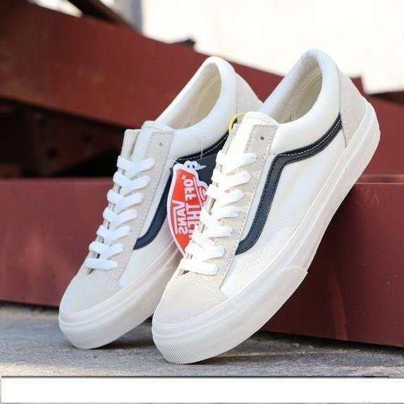 【Hot】 VANS STYLE 36 OLD SKOOL GD 權志龍 米白 黑線 亞洲限定 白黑