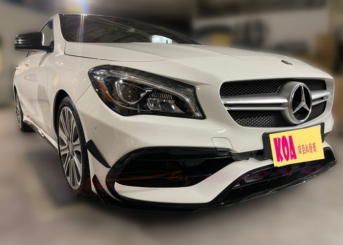 賓士 W117 CLA CLA200 CLA250 改裝 CLA45 樣式 前保桿 側裙 後保桿 素材 空力套件