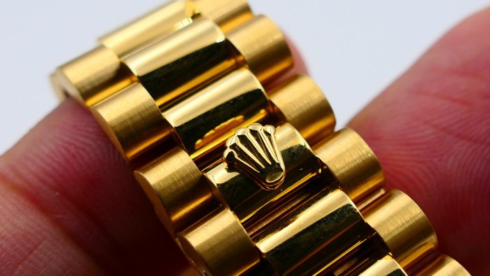 【美好時光】ROLEX 18238 專用原裝總統帶 狗頭印記 超美品 已用最高規格專業翻修完成