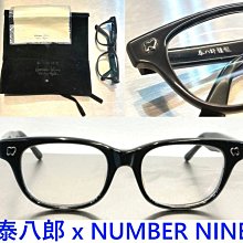 BLACK木村拓哉著！美中古NUMBER NINE x 泰八郎謹製(N)INE流淚愛心LOGO