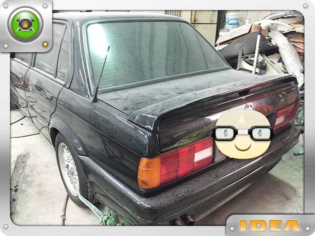 泰山美研社 18040710 BMW E30 M版雙層尾翼