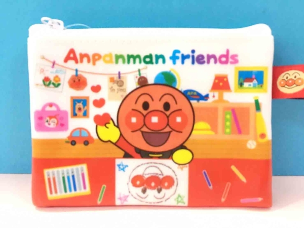 【震撼精品百貨】麵包超人 Anpanman~麵包超人拉鍊零錢包/收納包-綜合人物#69513