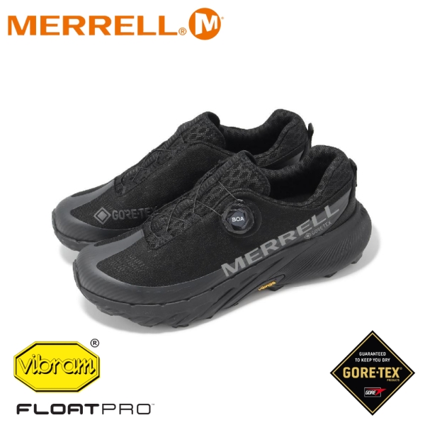 【MERRELL 美國 男 AGILITY PEAK 5 BOA GORE-TEX《 黑》】ML068213/登山/越野鞋