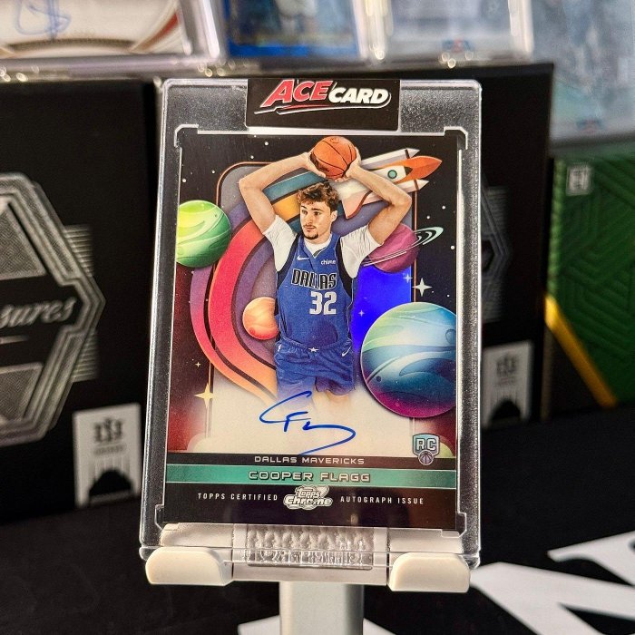 Cooper Flagg 星球 狀元簽 2026 Topps Cosmic Chrome First Flight Signatures RC Auto