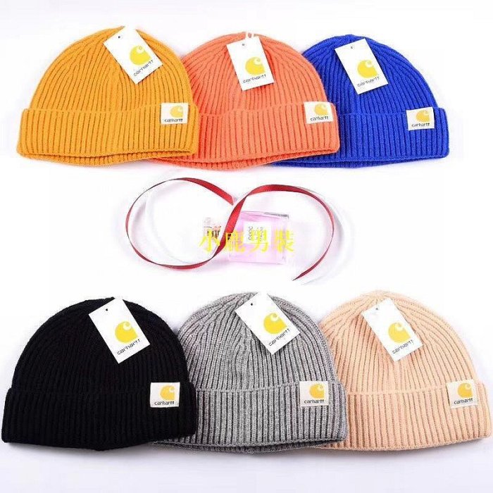 新款推薦 Carhartt Beanies卡哈特 素面短毛帽 短毛帽 短版毛帽 瓜皮帽 瓜皮毛帽 毛帽 古著 針織帽 毛