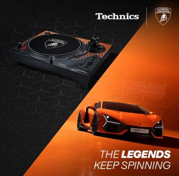 ㊑DEMO影音超特店㍿日本Technics SL1200M7B Technics & Lamborghini限量生產 二聲道 LP 黑膠 唱盤