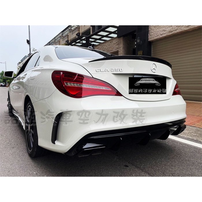 賓士 BENZ CLA CLA250 升級 CLA45款 前保桿 側裙 後保桿 素材 總成 空力套件