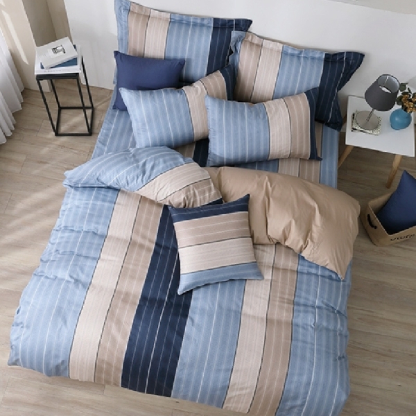 寢居樂臺灣製 單人3尺床包組 100%精梳純棉【簡約空間】透氣親膚 多款色系