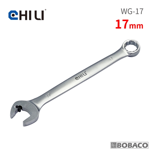 CHILI【黑豆豆開口棘輪防滑牙扳手-17mm WG-17】台灣製 快速扳手 油管扳手 梅花扳手 梅開扳手 板手