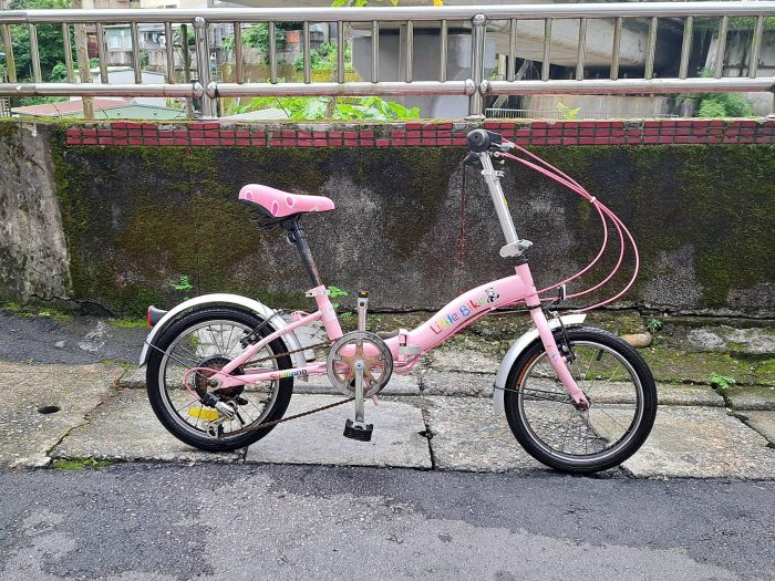 二手~Little bike 16吋 6速 兒童折疊腳踏車 最大機動耐用小折車 腳踏車 單車~功能正常