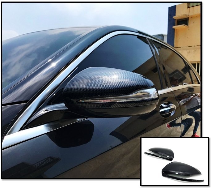 圓夢工廠 Benz 賓士 B W247 2019~on B180 B200 B220 B250 卡夢 碳纖紋 後視鏡蓋