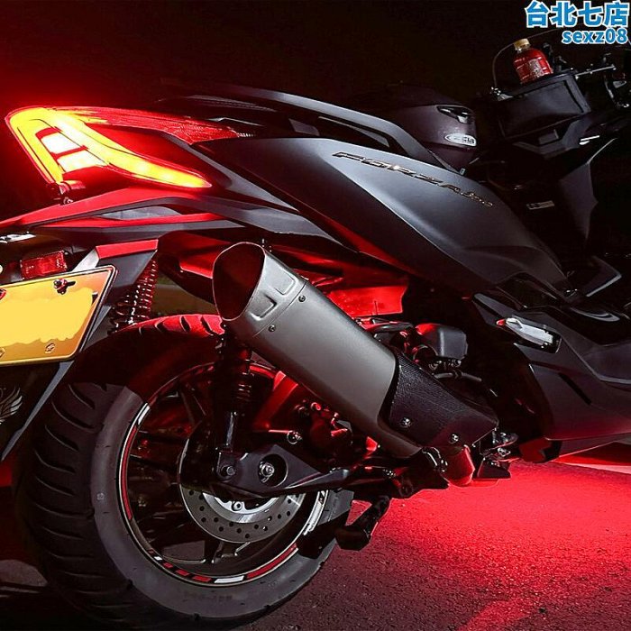 機車排氣管 Z900 NINJA400 R3 MT09 MT07 碳纖維護蓋 K12R通用尾