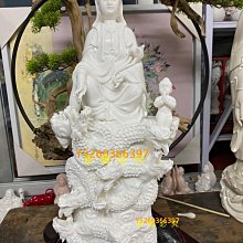 德化窯白瓷佛像“童子拜觀音”“九龍滴水觀音”居家佛古瓷老瓷瓷器【景天閣