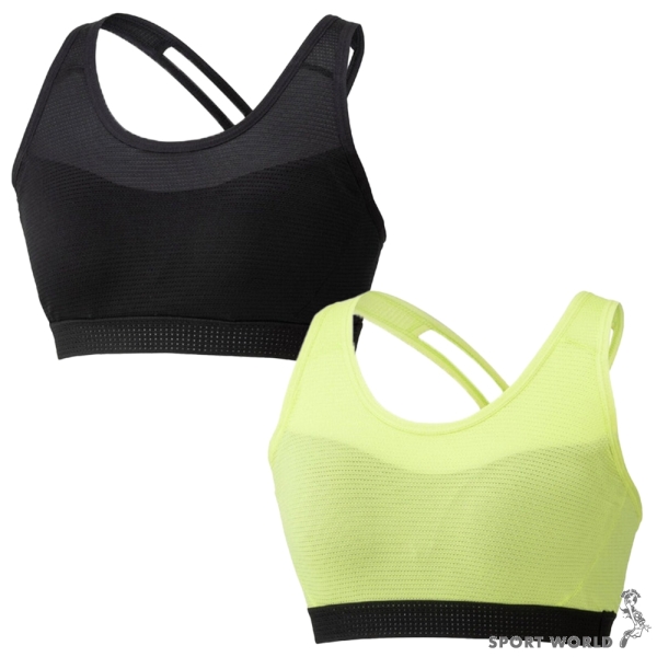 Mizuno 美津濃 運動內衣 女裝 排汗 黑/黃【運動世界】32MJD30209/32MJD30241