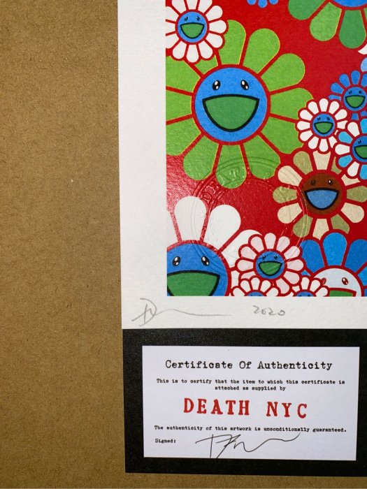 DEATH NYC ⭐️CAWS⭐️草間弥生 Amazon.co.jp: Death Nyc カウズ 草間彌生 アートポスター