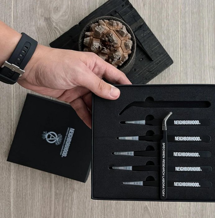 NEIGHBORHOOD SRL . PINCET ⁄ SS-TOOL ブラック ピンセット 6本セット