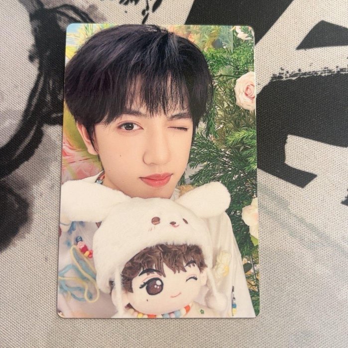 TF家族四代張桂源棉花娃娃小卡全新未綁定現貨棉花質地尺寸小巧可收藏