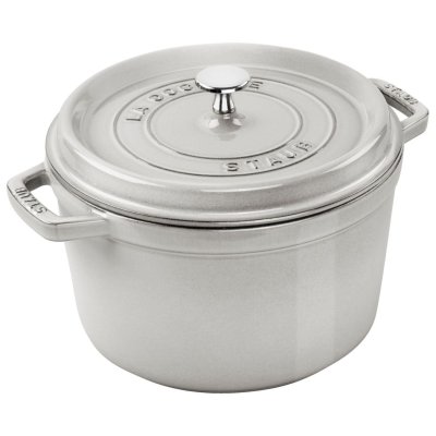 法國Staub La Cocotte 24cm 鑄鐵鍋加深鍋琺瑯鍋圓形湯鍋燉鍋多色任選