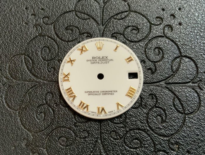 HAPPY DAY 原裝勞力士 68278 68273 稀有Shantung大羅馬字絲紋盤  近新品