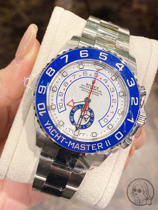 【Q Watch名錶交流】ROLEX Yacht MasterII 116680 大遊艇 鋼鍊款️🔺2023保卡 二手｜停產款【商品狀況和價格請來電洽詢】