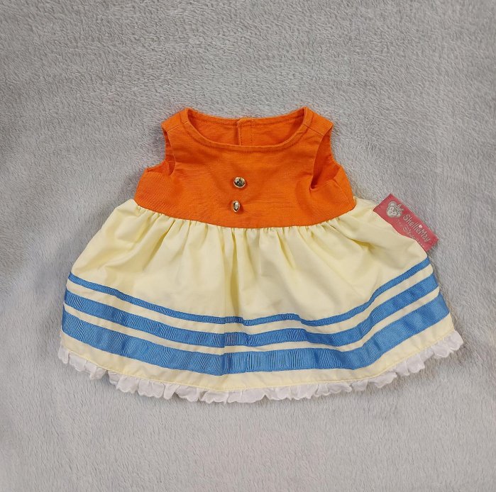 二手 日本迪士尼樂園 缺件商品 2010年 春日巡航 雪莉玫洋裝s號（不包含熊） 雪莉梅春巡衣服 disney shelliemay 雪麗玫春航服飾 變裝衣物