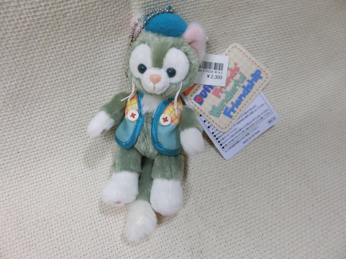全新日本正規品 Disney 迪士尼 東京海洋 站姿畫家貓吊飾 禮物出清價$200起(5日標)