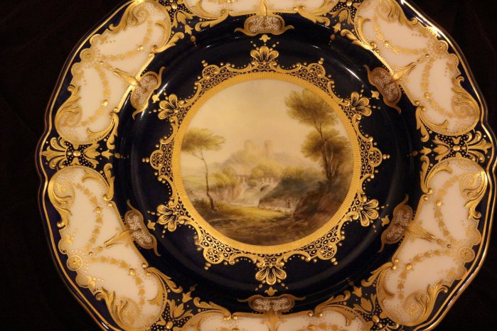 新品英国製 WORCESTER 最高級ライン【HYDE PARK】 家與收藏】頂級稀有珍歐洲古董百年名瓷英國Royal Worcester皇家