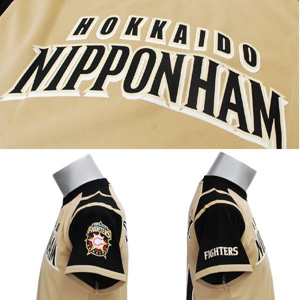 陽岱鋼　サイン入り　Tシャツ北海道日本ハムファイターズ ユニフォーム YOH 1 日本現貨]北海道日本ハムファイターズ#1 陽岱鋼球衣(ビジター) 球衣S號