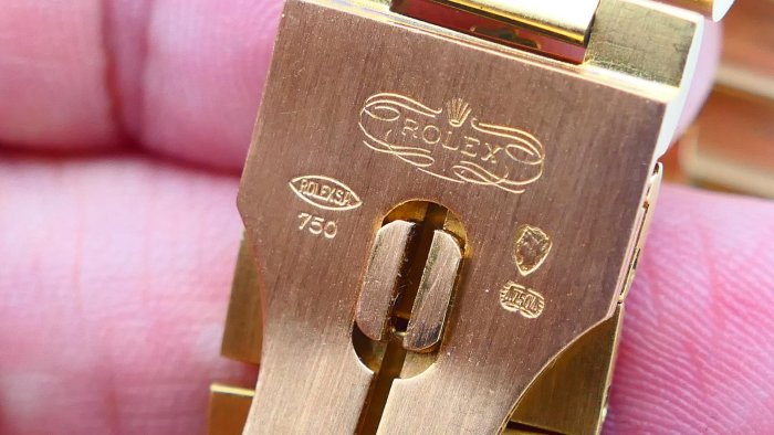 【美好時光】罕見逸品！ROLEX勞力士18038專用原裝總統帶55錶耳！未翻修原始狀態可過RSC