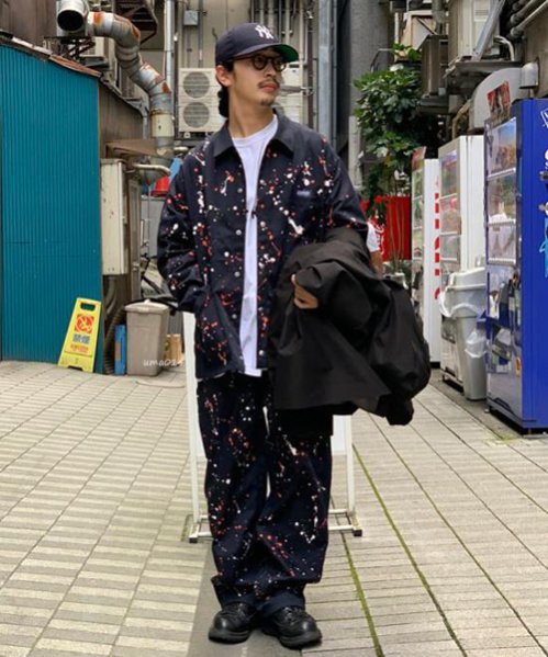 ｜The Dood Life｜universal overall x beams / 潑漆街頭潮流風 工裝外套 教練夾克