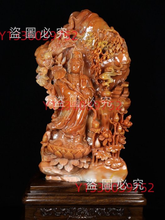 古美術品，極細工，人形擺件，高29cm，重約2500克 回流珍品壽山石雕刻人物擺件觀雕工精湛，神態自若，石質堅硬， 古玩