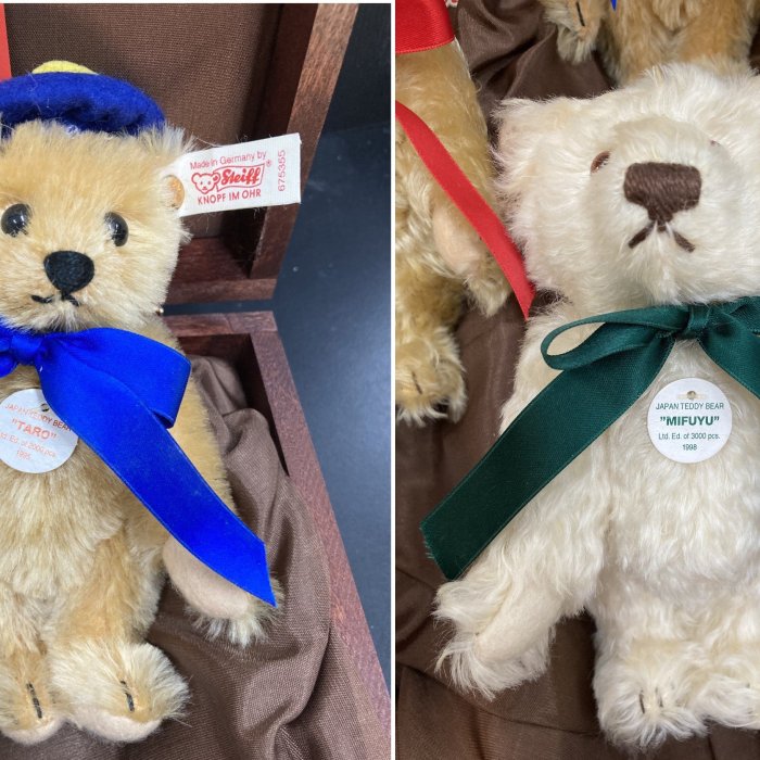 Steiff Japan Baby Bear Set 1994-1998 (金耳扣日系迷你泰迪熊組