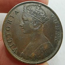 1866香港一仙銅幣美品收藏嚴選古錢1866香港銃頭錢古錢幣| Yahoo拍賣